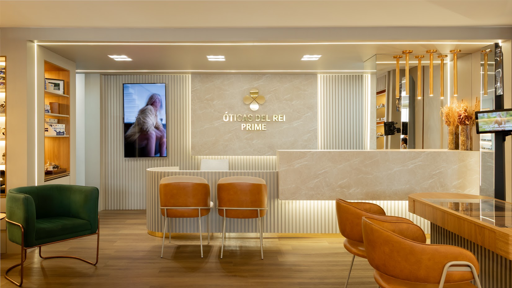 Ambiente premium da loja